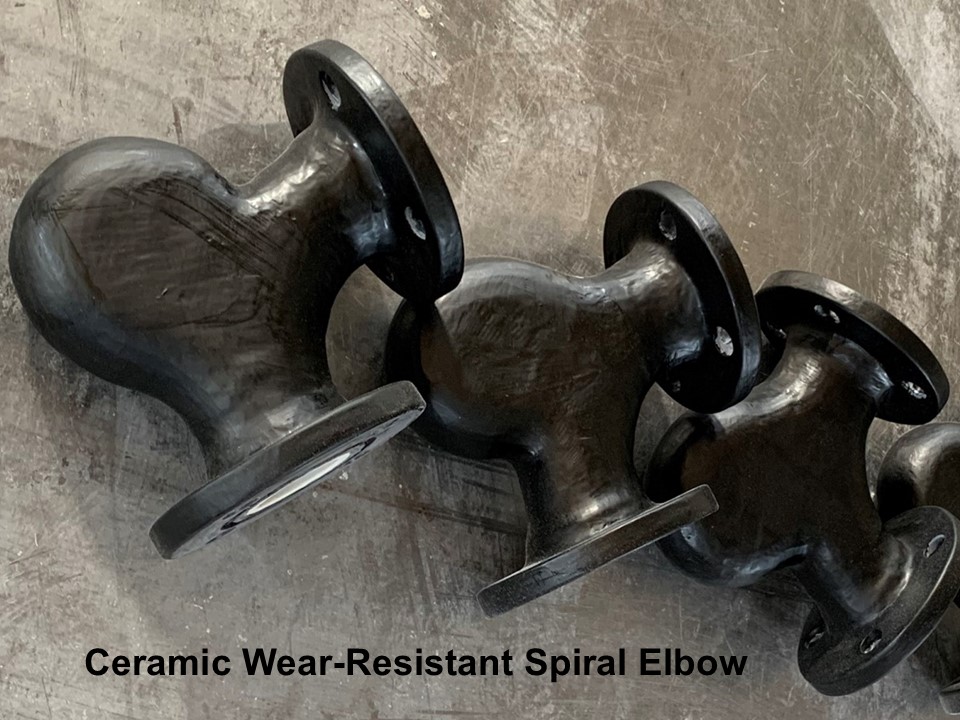 Ceramic Wear-Resistant Spiral Elbow