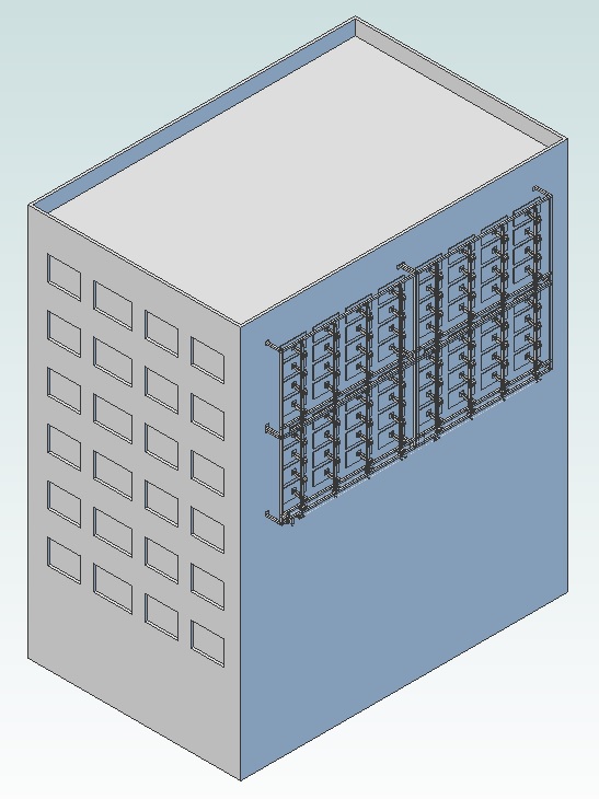 光電板牆壁收起來