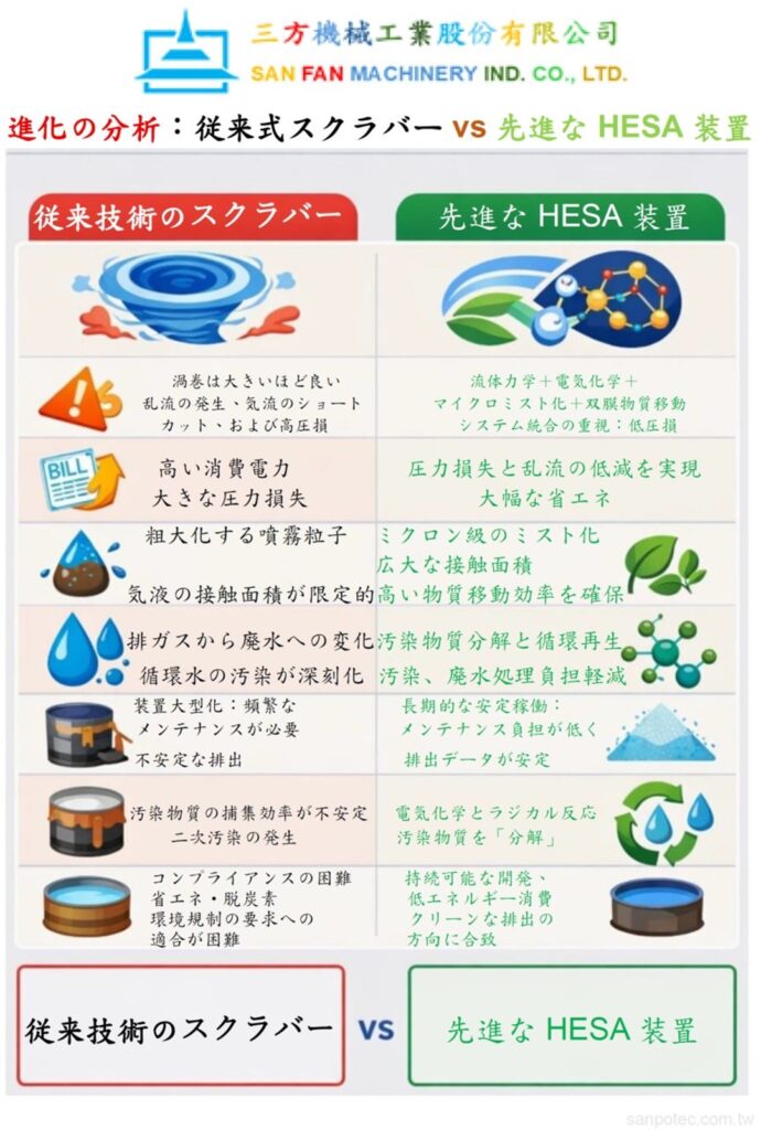 HESA技術比較分析日文